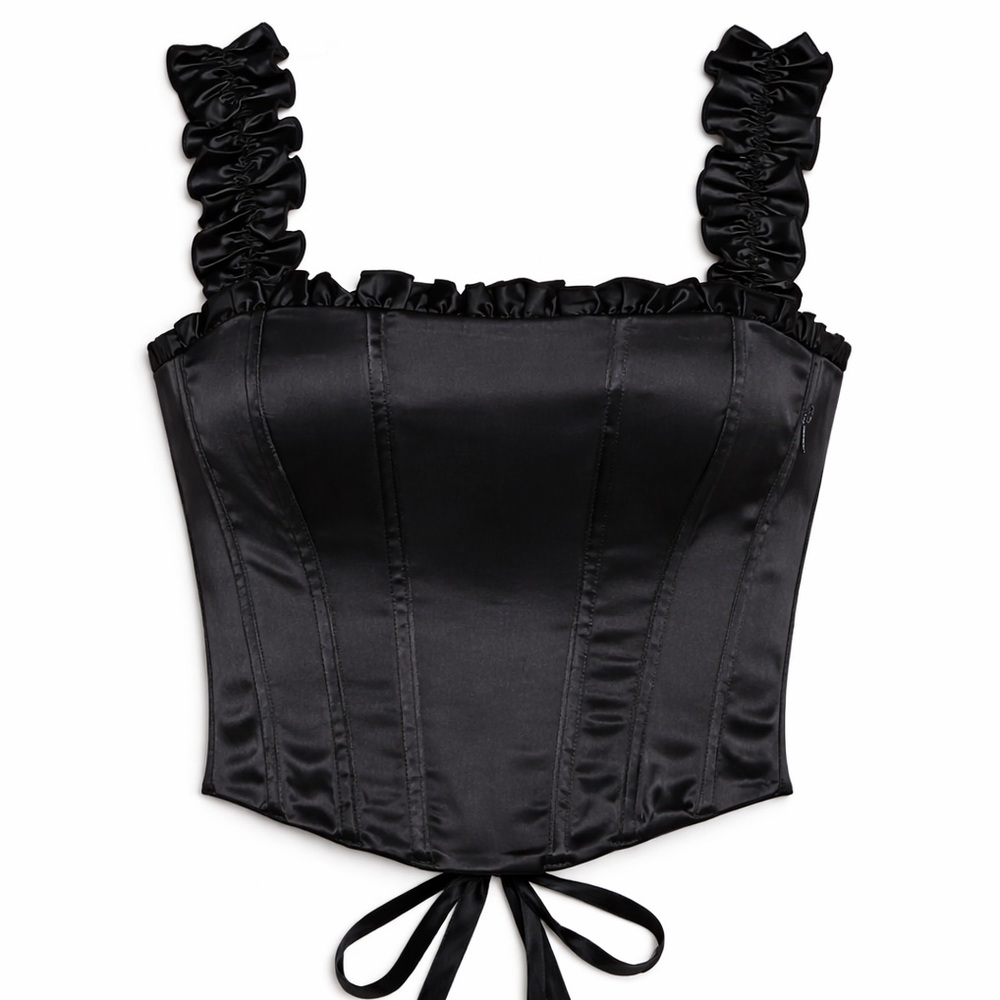 Goth Dolls Kill Trickz N Treatz Satin Night Gallery Corset